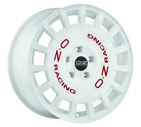 Jantes en Alliage OZ Rally racing Race Blanc Rouge Lettrage 7x17 4x100,00 ET45