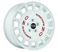 JANTES ROUES OZ Racing RALLY RACING POUR SUBARU 7.5x18 5x100 RACE WHITE RED WMK