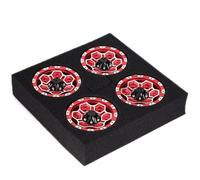 Jantes Roues Rc Pour Axial Pour Bronco Pour SCX10 90046 AXI03007 Pour TRX4 1:10 4 Pièces Métal 1.9 Beadlock Jante Roue Moyeu RC Crawler Mise À Niveau Réparation Remplacer Pièces(Red)