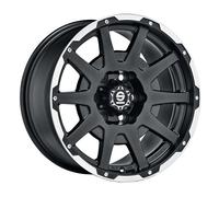 Jante alu SPARCO DAKAR 18" 8.5J 6x139 ET 27 106.1 MATT BLACK LIP POLISH + RIVETS
