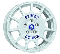 JANTES ROUES SPARCO SPARCO TERRA POUR OPEL VECTRA C 7.5X17 5X110 WHITE BLUE SO9