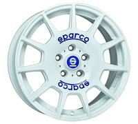 JANTES ROUES SPARCO SPARCO TERRA POUR OPEL VECTRA C 7.5X17 5X110 WHITE BLUE SO9