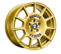 JANTES ROUES SPARCO SPARCO TERRA POUR SUBARU XV 7.5X17 5X100 RACE GOLD BLUE LET