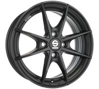 Sparco Jantes Trofeo 4 pour Alfa Romeo 145 6x14 4x100 Noir mat