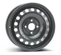 Jantes tôle en acier KFZ ALCAR STEEL 14" 5J 4x100 ET 35 57.1 NERO