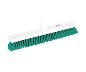Jantex Balai hygiéniqueà poils souples Vert 45,7 cm