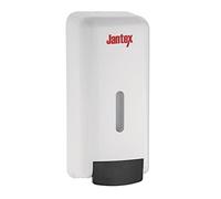 Jantex FK385 Distributeur de savon liquide et désinfectant pour les mains, blanc, 1 l