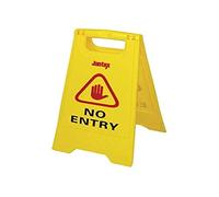 Jantex Panneau de sécurité avec inscription « No Entry »