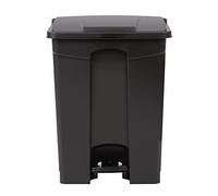 Poubelle de cuisine à pédale 65 litres Noire