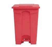 Poubelle de cuisine à pédale rouge 45 L Jantex Rouge