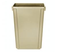 Jantex Poubelle Slim Beige, 60 L