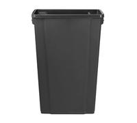 Jantex Poubelle Slim Noir 80 L