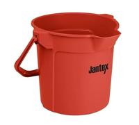 Jantex Seau gradué avec Bec verseur 10 l Rouge