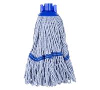 Jantex Tête de balai à franges rayée bleue 200 g