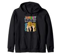 January is My Birthday Yep The Whole Month Birthday Sweat à Capuche