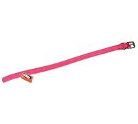 JANUEL - Collier Chien Sangle Biothane Biogold - Longueur 55cm x Largeur 25mm - Rose