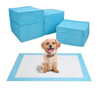 JANUIXCO 100 Pièces Alaise pour Chien, 33 × 45 cm Aleses Jetables pour Chien, Anti-Fuite et Résistante - Tapis Absorbant Chien, Super Absorbants, Apprentissage de la Propreté