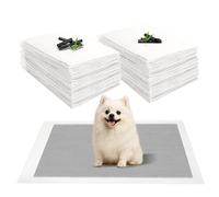 JANUIXCO 40 Pièces Alaise pour Chien, 60 × 60 cm Aleses Jetables pour Chien avec du Charbon, Super Absorbants -Apprentissage de la Propreté