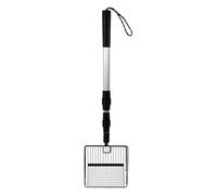Janurium Râteau de poulailler - Pelle à poulailler - Passoire extensible - Accessoire de poulailler - Pelle à litière pour séparer les déjections et la saleté du sable