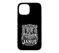 Janus Two Faces of Time Mythologie Romaine Dieu Coque pour iPhone 15