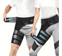 Janustar Attelle de hanche pour soulagement de la douleur sciatique - Soutien de l'aine de compression pour homme et femme - Soulagement efficace de la douleur aux cuisses, ischio-jambiers et hanches