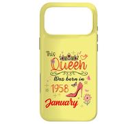 Janvier 1958 Anniversaire This Queen Was Born in Janvier 1958 Coque pour iPhone 17 Pro Max