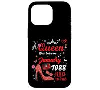Janvier 1988 Anniversaire This Queen Was Born in Janvier 1988 Coque pour iPhone 16 Pro