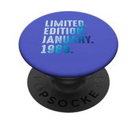 Janvier 1989 Année 1989 Anniversaire 1989 Édition limitée PopSockets PopGrip Adhésif