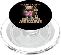 Janvier 2010 16ème Anniversaire 16 Ans Ours en Peluche Being Awesome PopSockets PopGrip pour MagSafe