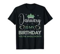 Janvier, C'est Mon Anniversaire, Oui, Toute la fête d'anniversaire du Mois T-Shirt