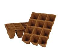 JANY FRANCE-Ensemble de 36 godets en plaque biodégradables Jany - 4 x 5 cm