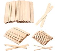 JANYUN Lot de 150 bâtons de cire à sourcils assortis pour épilation du visage et petits bâtons d'épilation