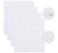 JANYUN Lot de 280 pastilles adhésives double face rondes transparentes et amovibles pour décoration de festival (6 mm, transparent, 280)