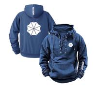 JANZBZSU Sweat À Capuche Imprimé pour Homme Collection R.ES.i.d.en.t Survêtement Pull Vêtements D'extérieur Printemps-Automne Hauts Sweat-Shirts À Manches Longues-LanSe||3X_l