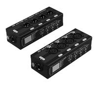JANZU 1 Paire D'Extendeurs Ethernet RJ45 Audio XLR/à 4 Canaux, Émetteur-Récepteur XLR pour Scène en Direct, Studio D'Enregistrement Audio