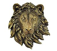 JANZU 1 PièCes TêTe d'animal DéCoration Murale Lion DéCoration Murale Statue Murale DéCor à Statue de Simulation