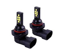 JANZU 2X HB4 9006 LED Ampoule AvancéE 3030 SMD Jour Courant DRL Lampe, Blanc Froid 6000K