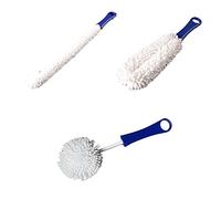 JANZU 3 PièCes Brosse de Nettoyage de DéCanteur de Vin, Nettoyeur de Verre à Vin Flexible pour Gobelets/FlûTes à Champagne/Tasses/Verres