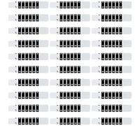 JANZU 30 PièCes Bandes de ThermomèTre Frontal Bandes de ThermomèTre AdhéSives Autocollants de ThermomèTre RéUtilisables Autocollant de DéColoration