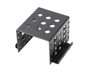 JANZU 4 Baies 3,5 Pouces Une 2,5 Pouces Disque Dur Support de Interne Adaptateur Support en Alliage D'Aluminium Support Mobile