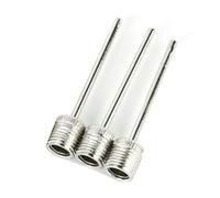 JANZU Aiguille de Gonflage de Pompe à Ballon 3 Pièces, Aiguille de Pompe à Air en Acier Inoxydable pour Gonfler Le Football, Le Basket-Ball et Le -Ball