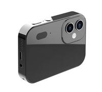JANZU Appareil Photo Numérique CCD 4K Caméra Vidéo Flash Numérique 64MP avec Écran Tactile Zoom Numérique 16X Caméra de Vision Nocturne IR Noir