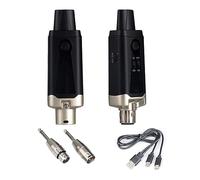 JANZU de Microphone sans Transmetteur et Récepteur sans UHF XLR pour Microphone Dynamique, Mélangeur Audio, PA Installation Facile et