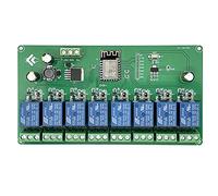 JANZU ESP8266 Module de relais WiFi 8 canaux ESP-12F Carte de développement Alimentation 5 V/7-28 V Module WiFi sans fil