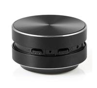 JANZU Haut-parleur à conduction osseuse compatible portable avec son stéréo, haut-parleur Bluetooth (Noir)