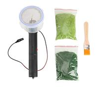 JANZU Miniature Paysage ModèLe MatéRiel Flocage Statique Applicateur d'herbe ModéLisation Passe-Temps Artisanat Accessoires