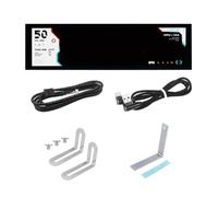 JANZU Moniteur de Température D'Ordinateur de 8,8 Pouces (Thème Dynamique Pris en Charge), Écran Secondaire IPS Type C CPU RAM HDD Données FPS Moniteur Noir