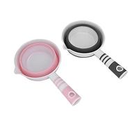 JANZU Paquet de 2 Louche à Eau Pliable, Louche à Eau Pliable, Louche à CuillèRe de Bain Pliante, Gain de Place pour Cuisine Salle de Bain