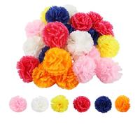 JAONLD 30 Pièces Fleurs Artificielles Deco 9 * 9 * 5cm Plantes Artificielles Interieur,Doux et Naturel,6 Couleurs TêTes de Fleurs Artificielles Fausse Fleur pour Mariage,Décoration D'Intérieur(B)