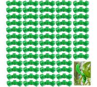 JAONLD Clips pour Plantes 100 Pieces Clips de Support pour Plantes 90 Degrés Attache Tomate pour Plier Branches des Plantes et Changer la Direction Croissance des Plantes (Vert)